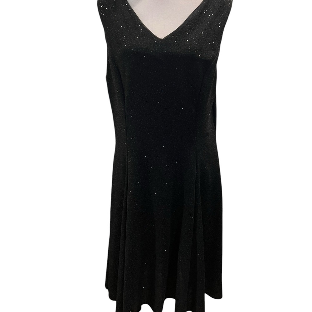 Elegant Black Sleeveless Dress. Simco formal dress size 10
